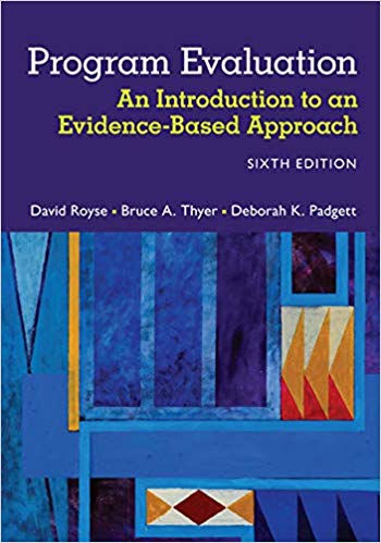 Program Evaluation: an introduction to an evidence-based approach